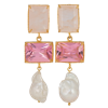 CHRISTIE NICOLAIDES BETTINA EARRINGS PINK