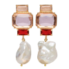 CHRISTIE NICOLAIDES BAMBINA EARRINGS PINK