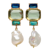CHRISTIE NICOLAIDES BAMBINA EARRINGS PALE GREEN