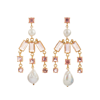 CHRISTIE NICOLAIDES SOFIA EARRINGS PALE PINK