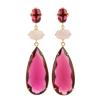 CHRISTIE NICOLAIDES FRANCESCA EARRINGS HOT PINK
