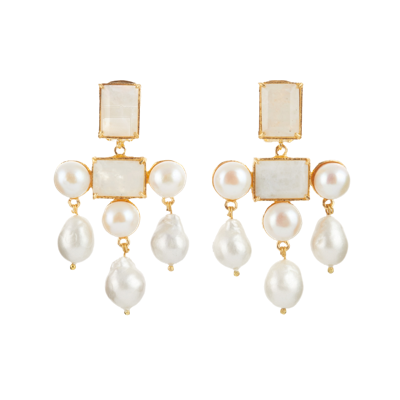 Christie Nicolaides Bianca Earrings White