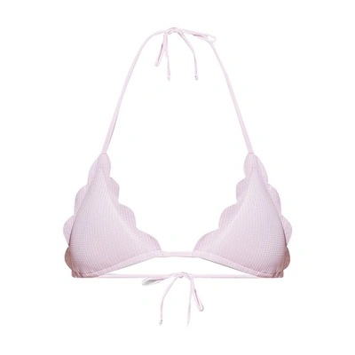 Marysia Broadway Triangle Bikini Top In Lilac