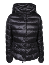 Moncler Gles Down Jacket With Hood In Black