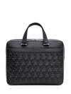 FERRAGAMO BUSINESS BAG WITH EMBOSSING MATERIAL