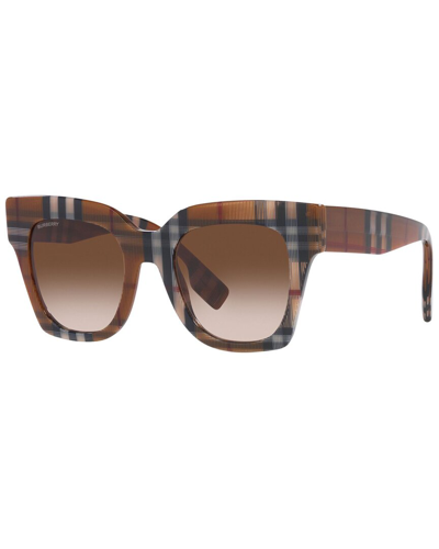 Burberry Women's Sunglasses, Be4364 Kitty In Brown