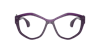Alain Mikli Woman Sunglass A05501 In Photo Clear To Amethyst Quarz