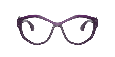 Alain Mikli Woman Sunglass A05501 In Photo Clear To Amethyst Quarz