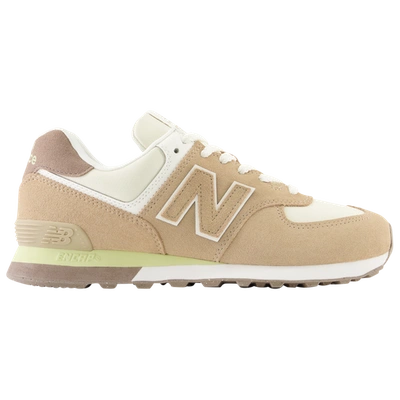 New Balance 574 Trainers Beige In Tan/white