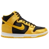 Nike Yellow & Black Dunk High Sneakers In Black/varsity Maize/white