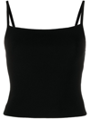 Matteau Viscose Blend Knit Tank Top In Black