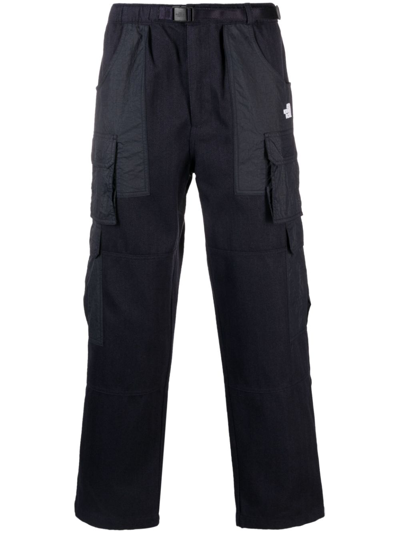 The North Face Blue Logo-embroidered Straight Trousers