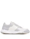 Miharayasuhiro Maison Mihara Yasuhiro Wayne Leather Low-top Sneakers In Grey