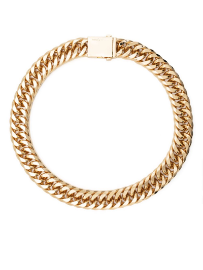 Kenneth Jay Lane Polished-finish Braided Chain Necklace In Gold