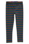 Tucker + Tate Kids' Core Leggings In Navy Peacoat Zuma Stripe