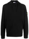 Stone Island Hooded Sweatshirt  In Black