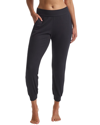 Commando Luxury Ribbed Stretch Modal And Pima Cotton-blend Track Pants In Black