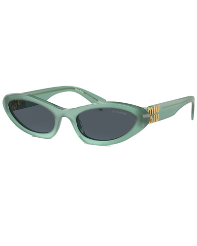 Miu Miu Woman Sunglass Mu 09ys In Dark Grey