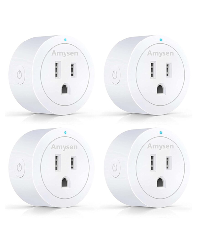 3p Experts Pack Of 4 Smart Plugs In White