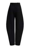 ALAÏA ROUNDED WOOL WIDE-LEG trousers