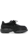 BURBERRY BLACK CREEPER LEATHER DERBY SHOES