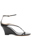 KHAITE THE MARION 75MM LEATHER SANDALS - WOMEN'S - CALF LEATHER