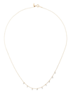 Persée Yellow Gold And Diamond 9-stone Danaé Necklace In Gold