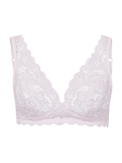 Hanro Lace Moments Soft Cup Bra In Lupine Love