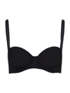 Hanro Allure Convertible Strapless Bra In Black