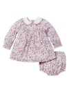 JANIE AND JACK BABY GIRL'S FLORAL DRESS & BLOOMERS SET