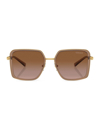 Versace Ve2261 100213 Occhiali Da Sole Marroni Per Donna In Brown Gradient