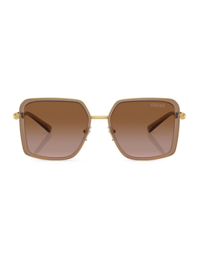 Versace Ve2261 100213 Occhiali Da Sole Marroni Per Donna In Brown