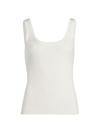 Zimmermann Ribbed Knit Top In Parchment