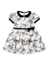 JANIE AND JACK BABY GIRL'S, LITTLE GIRL'S & GIRL'S TOILE COTTON SATIN DRESS