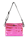 Think Royln Women's Bum Crossbody Bag In Hot Pink Mirror