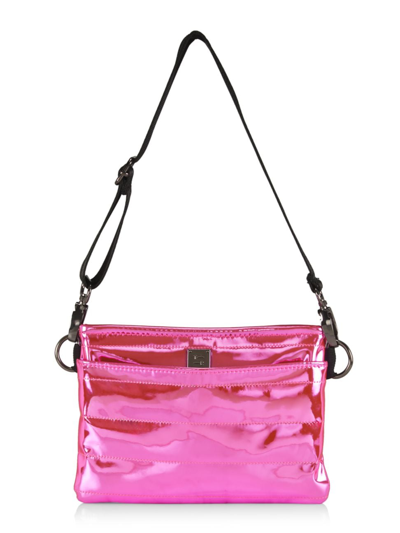 Think Royln Women's The Original Crossbody Bum Bag In Hot Pink Mirror