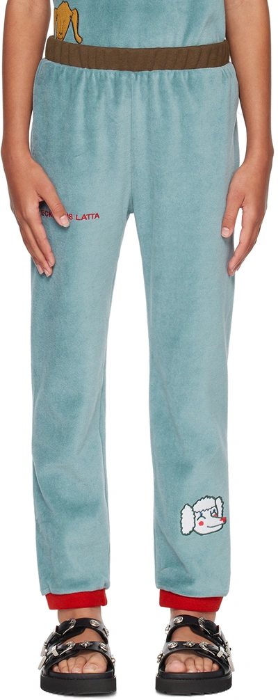 Eckhaus Latta Ssense Exclusive Kids Grey Sweatpants In Grey