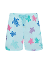 Vilebrequin Turtle Print Mistral Swim Shorts In Thalassa