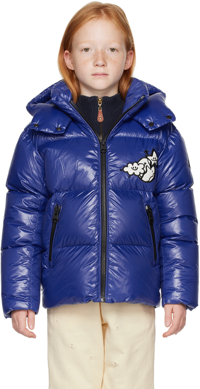 Mackage Kids Blue Matthew Langille Edition Jesse-ml Down Jacket In Klein Blue