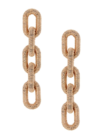 Oscar De La Renta Women's Goldtone Chain-link Drop Earrings