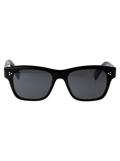 Oliver Peoples Black Birell Sunglasses In Carbon Grey