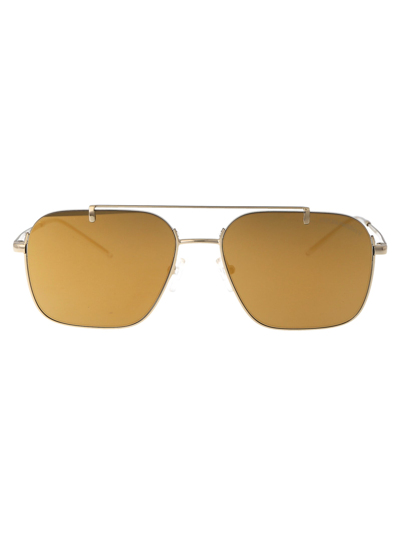 Emporio Armani Official Store Sunglasses In 301378 Shiny Pale Gold
