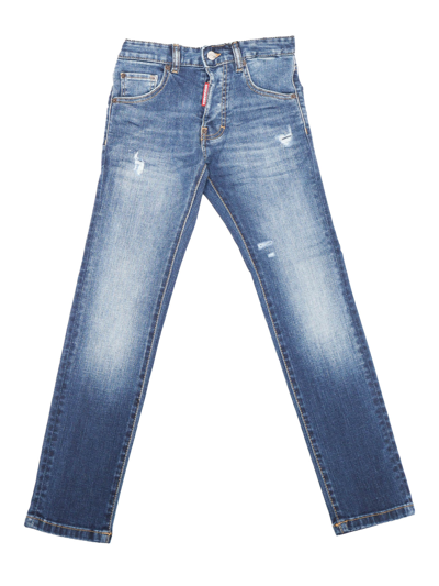 Dsquared2 Kids' Cool Guy Jeans In Blue