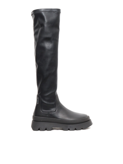 Monnalisa Kids' High Boots In Black