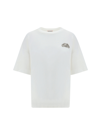 Alexander Mcqueen T-shirt In Optical White