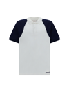 Alexander Mcqueen Logo-embroidered Cotton Polo Shirt In Optical White