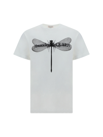 Alexander Mcqueen T-shirt In White/black