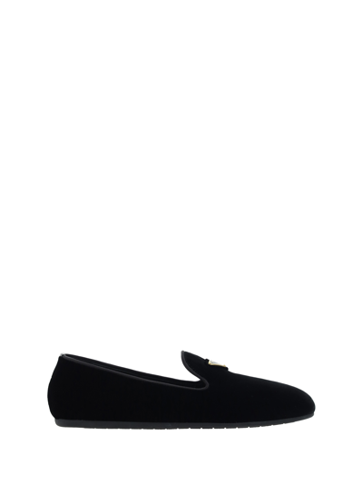 Prada Slippers Shoes In Nero