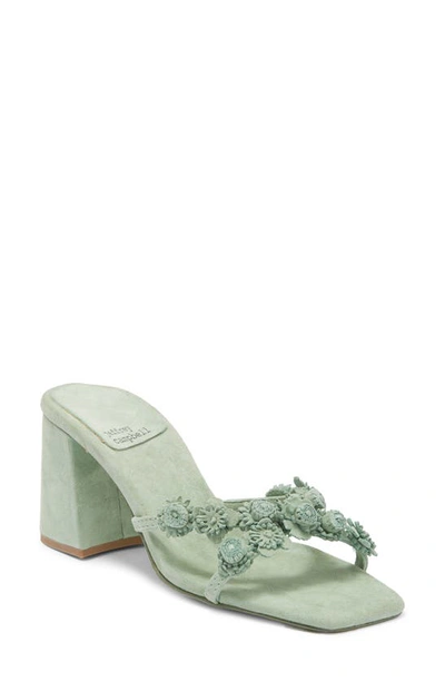 Jeffrey Campbell Ditzy Sandal In Mint Suede