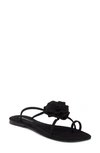 Jeffrey Campbell Tropico Sandal In Black Suede